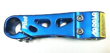 Ahead Stem - MODOLO PILOT - 105mm - Blue - 17 degree rise - CNC 25.4mm ( slight shop soil) (Includes spacer for 1" steerer)