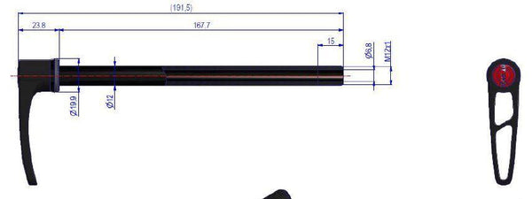RWS 12 142 167.7mm long 12x1mm