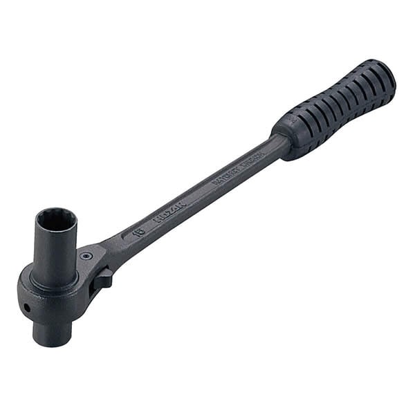 Hozan Tool C-160 Ratcheting Hub Nut/Bracket Axle Wrench 14mm-15mm