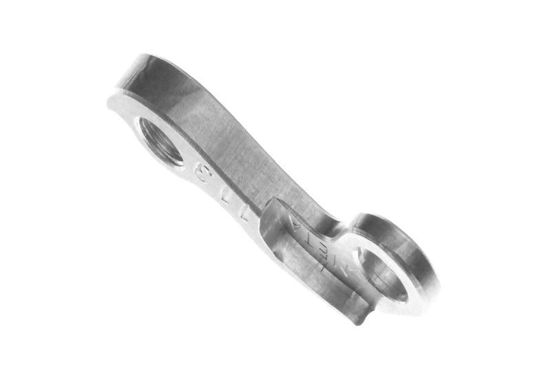 META CNC DERAILLEUR HANGER - Model 113, Material 6061 T651 Aviation Aluminium, CNC Machined, Silver, FUJI team, nevada, carbon