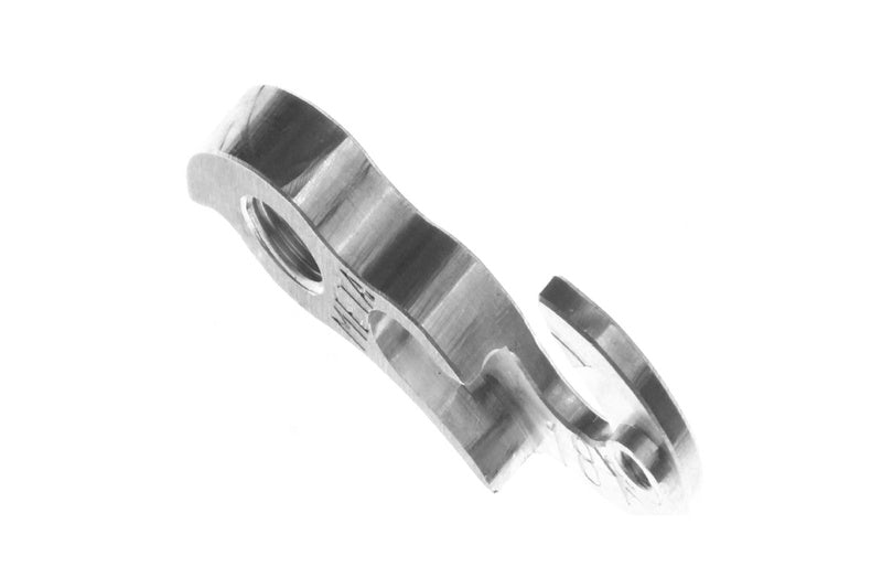 META CNC DERAILLEUR HANGER - Model 181, Material 6061 T651 Aviation Aluminium, CNC Machined, Silver, COLNAGO