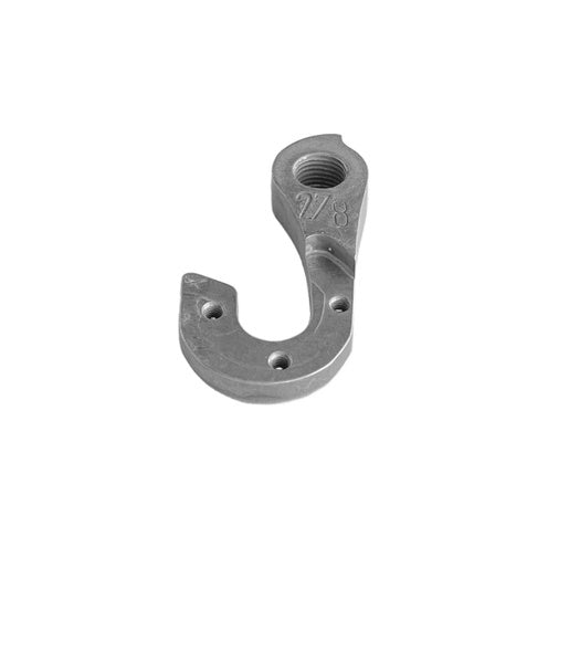 META CNC DERAILLEUR HANGER - Model 278, Material 6061 T651 Aviation Aluminium, CNC Machined, Silver, Eddy Merckx Leige & Roubaix
