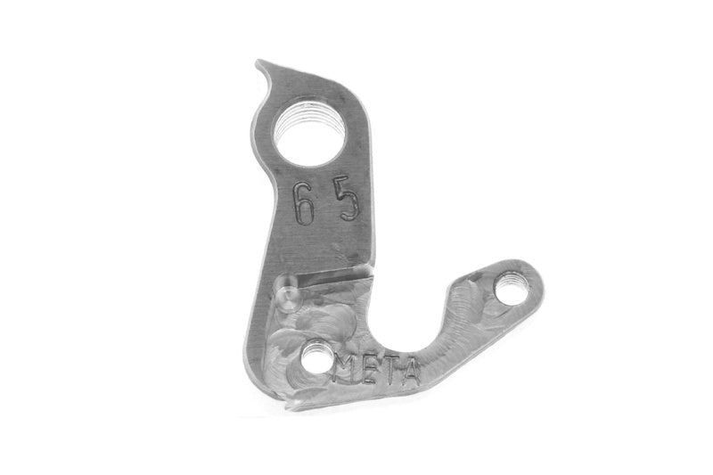 META CNC DERAILLEUR HANGER - Model 65, Material 6061 T651 Aviation Aluminium, CNC Machined, Silver, Scott