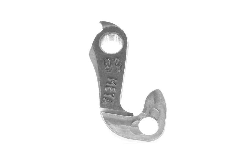 META CNC DERAILLEUR HANGER - Model 95, Material 6061 T651 Aviation Aluminium, CNC Machined, Silver, TREK