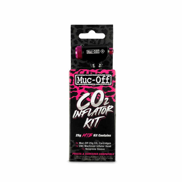 Muc-Off MTB Inflator Kit – (2 x 25g Co2 & Inflator Head)