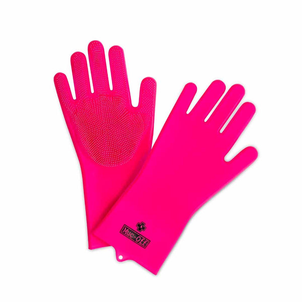 Muc-Off Deep Scrubber Gloves Pink Large