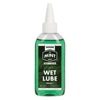 Oxford Mint Wet Lube 150ml, Biodegradeable, reduces wear on the chain and sprockets, highly durable
