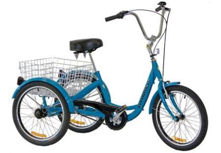 TRIKE 24" Coaster (Footbrake), 2500 Series (Designed in Australia) Lovely BLUE