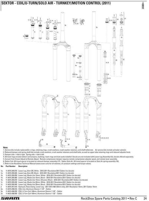 RockShox COMP DM RMT SPOOL MC10 RECONXC
