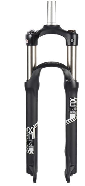 SUSPENSION FORK 26, Threadless, 1.1/8" XCR32 -COIL 32mm Stanchions. REMOTE Lock-Out. Mag Lowers. CroMo Steerer. 9mm Drop Outs. Disc ONLY. 100mm Travel steerer 255mm