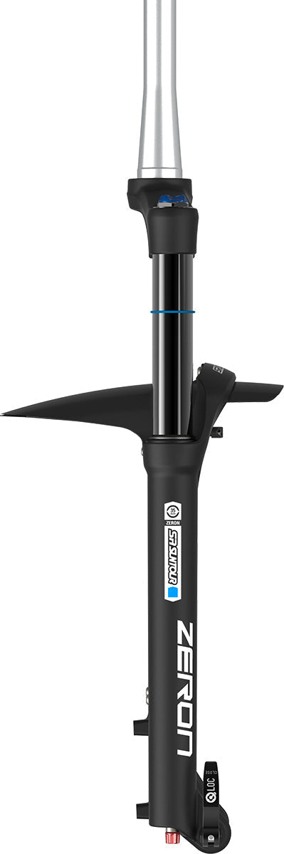 Susp. fork, 27.5 ZERON36-Boost EQ 3CR disc, Travel 150mm, 15x110mm, EQ air spring, 3CR damper, alloy crown/steerer, post mount, matt black 1.5" to 1-1/8" tapered