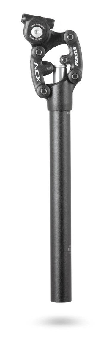 SEATPOST, SUSPENSION, 30.9x 350 BLACK, Sr Suntour NCX Medium Spring Fitted
