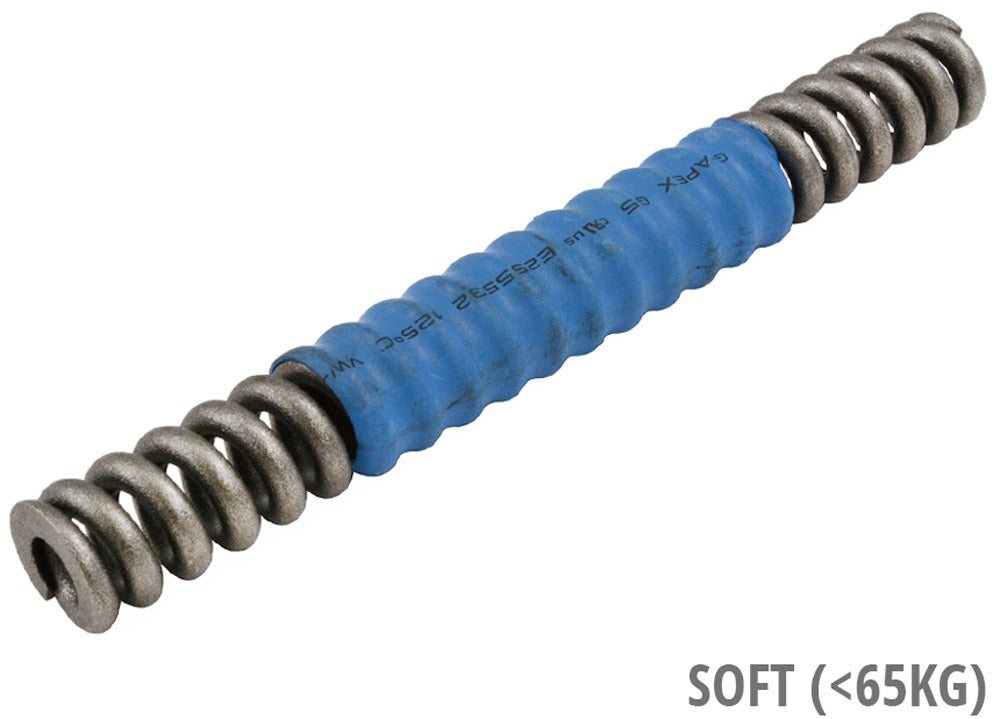 Soft spring for 27.2mm, 30.9mm & 31.6mm Dia. NCX seatpost. BLUE. 63.5kg or less