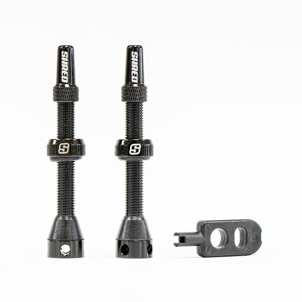 Tubeless Valves Set - 50mm Black