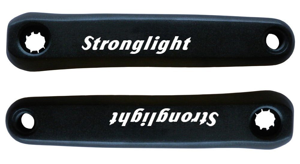 E-BIKE CRANKS, Pair, BOSCH 3rd Generation BNI , MAGAN 3B , ALLOY, MATT BLACK, LG 170mm offset 10mm, a Quality STRONGLIGHT product, 110009