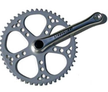 CRANKSET - Pedalier 55S, 170mm, 46T, 3/32, SILVER 114021