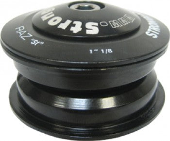 HEADSET, RAZ 1-1/8 - (28.6 x 44 x 30), STEEL, BLACK, For Semi-Integrated MTB frames (semi-sealed with dust cover), a Quality STRONGLIGHT product, - 252776