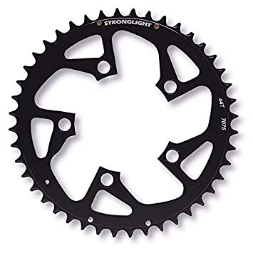CHAINRING - MTB "STRONGLIGHT", 44T, 7075 CNC Black - 94mm BCD, 5 Hole for 9 Spd