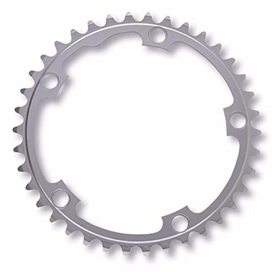 CHAINRING - ROAD "STRONGLIGHT", 38T, 5083 Silver - 110mm BCD, 5 Hole for 9/10 Spd
