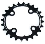 CHAINRING - MTB "STRONGLIGHT", 24T, 7075 CNC Black Shimano - 64mm BCD, 4 Hole for 10 Spd