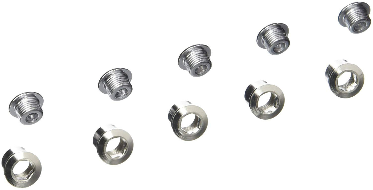 Chainring Bolt Kits, STRONGROAD SCREW FOR DOUBLE (5 ARMS)  STEEL  SILVER
