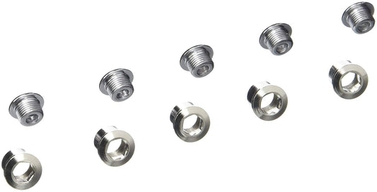 Chainring Bolt Kits, STRONGROAD SCREW FOR DOUBLE (5 ARMS)  STEEL  SILVER
