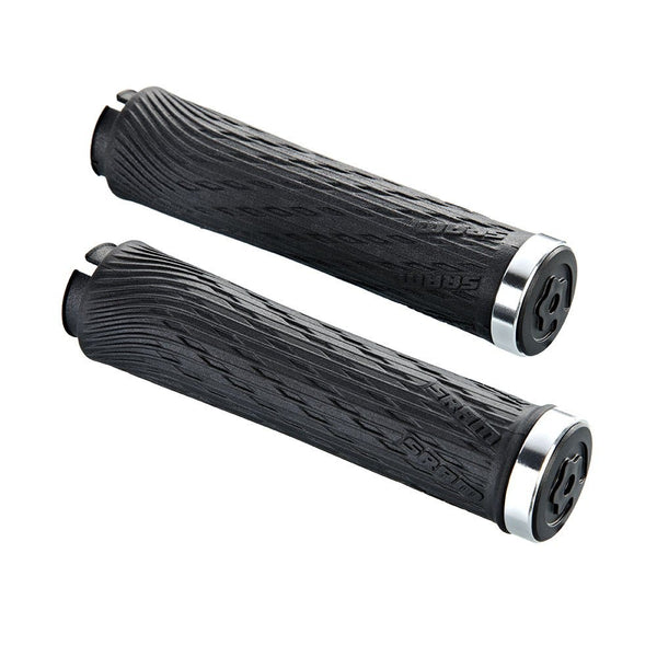 SRAM Grip Shift Lock On Grips 100mm Black/Silver Clamp & End Plug