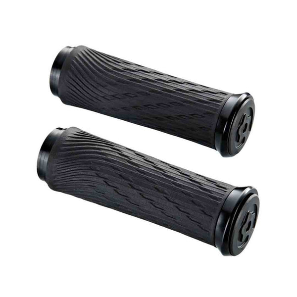 SRAM Grip Shift Lock On Grips 100mm Black/Black Clamp & End Plugs