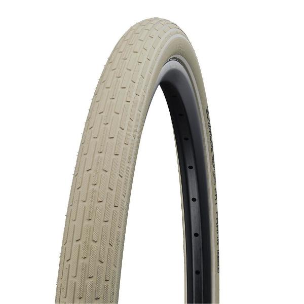 Schwalbe Fat Frank 700x 50C Kevlar Guard Creme Reflective Sidewall