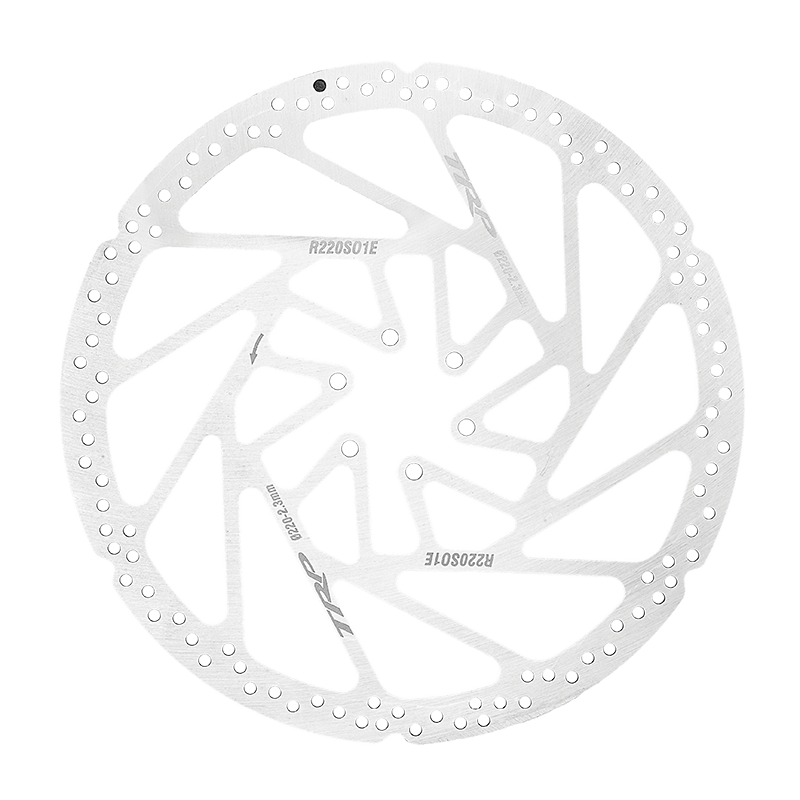 TRP 220mm ROTOR - 2.3mm Thick, 1 Piece, 6 Bolt, (With Rust-Blocker Treatment) - High Heat Dispersion and Tolerance ** For DHR and E-MTB Only **