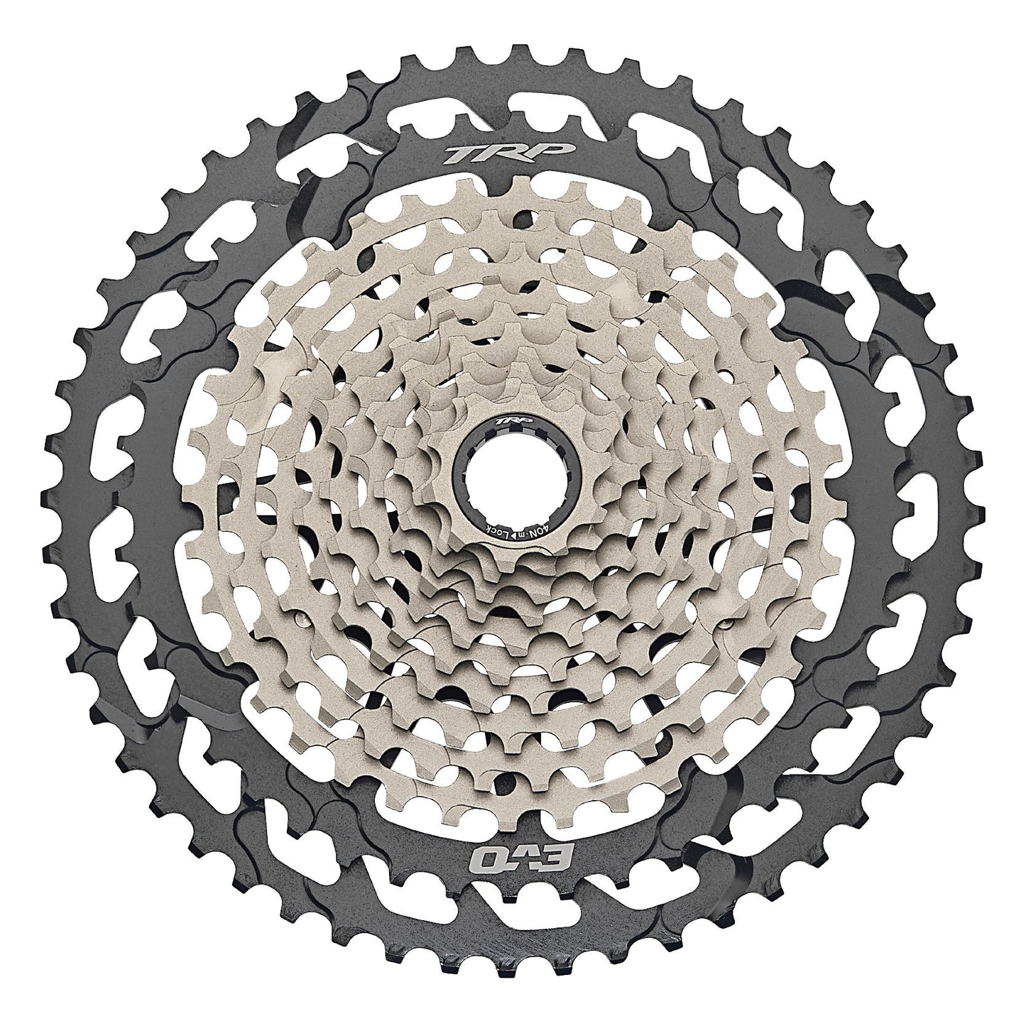 TRP Cassette CS-M9050-12 EVO, 12 speed, 10-52T, Silver/Black microspline driver 370g!