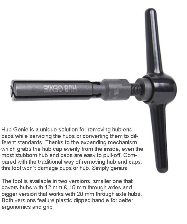 Unior Hub Genie - 1758/4, : 627272 (12 & 15mm hubs) Professional Bicycle tool, quality guaranteed