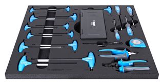 Unior Professional Tray GENERAL TOOLS, qty 22 tools in total - workshop starter set 628624 quality guaranteed
