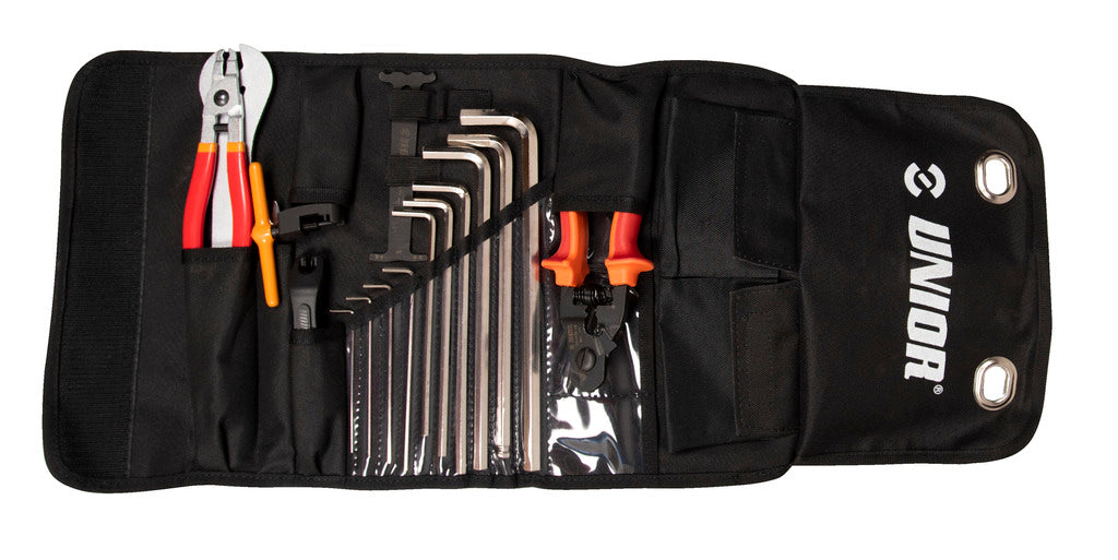Unior BMX tool roll set inc 16 tools - 629349 - Perfect for BMX - Professional Bicycle tools, quality guaranteed