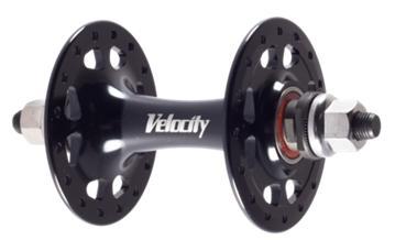 HUB Front, Nutted, Sealed, Velocity Fixie 48H, BLACK