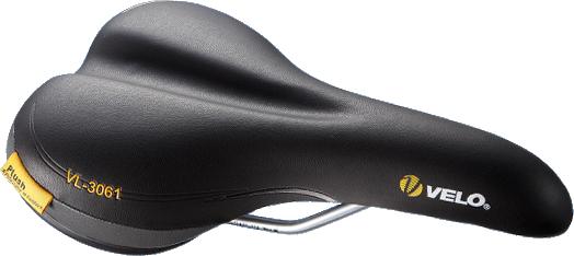 SADDLE Velo Plush, 269mm x 163mm, Double Density Comfort, Weight: 405g