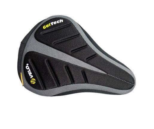 Saddle Cover, Velo Plush, Gel-Tech and Anatomical, 254-280x178-203 mm, Mens MTB