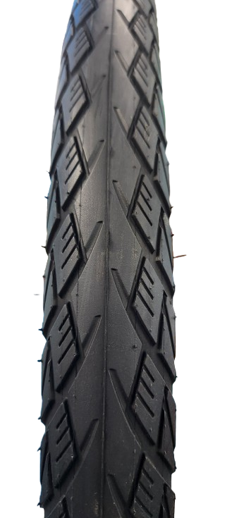 `A NEW ITEM - TYRE, EBIKE ready, BLACK 700 x 47C, 3mm rubber anti puncture protection, (47-622)