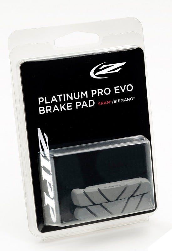 ZIPP Tangente Platinum Pro Evo Brake Pad Inserts for Carbon Rims - SRAM/Shimano - 1 Pair