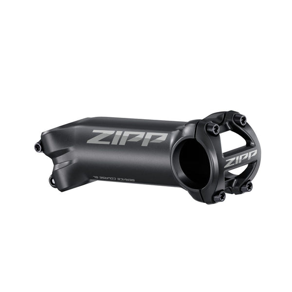 AM ZIPP Stem Service Course SL 17° 70mm 1.125 Matte Black w/ Gloss Logos, Universal Faceplate B2