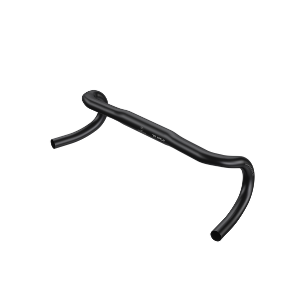 AM Zipp Handlebar Drop Service Course 70 XPLR 42cm Center to Center 31.8mm Bead Blast Black with Etched Logo A2