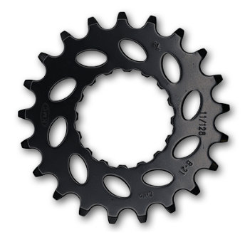 1/2" x 11/128" Direct Mount E-Bike Front Sprocket, 21T - Bosch Gen 2, Cr-Moly, Black, KMC