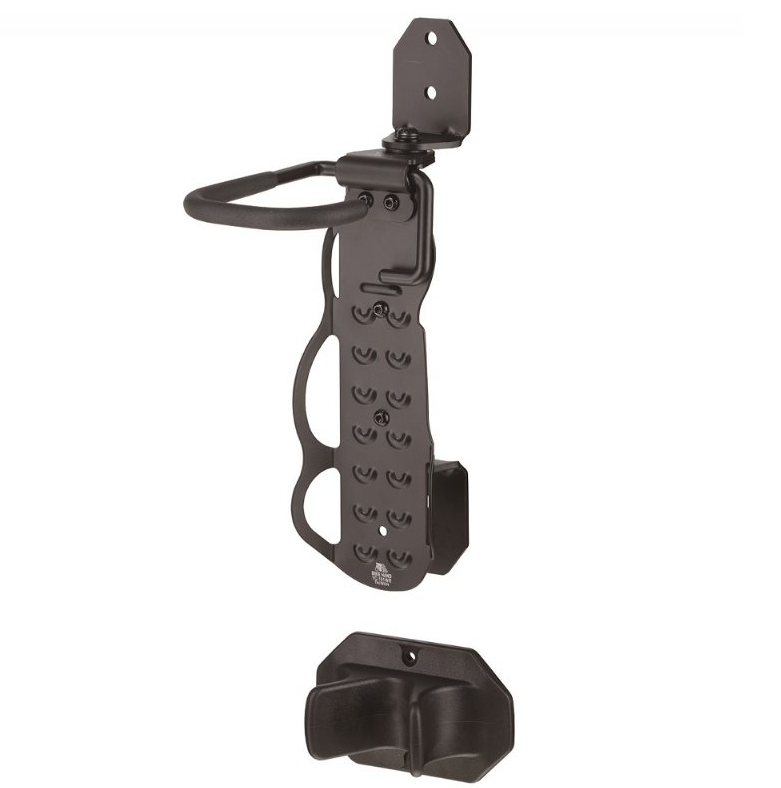 Bicycle Rotatable Storage Hanger, for 26-29", tire width up to 3.0", max 25kg, black, w/wheel pad