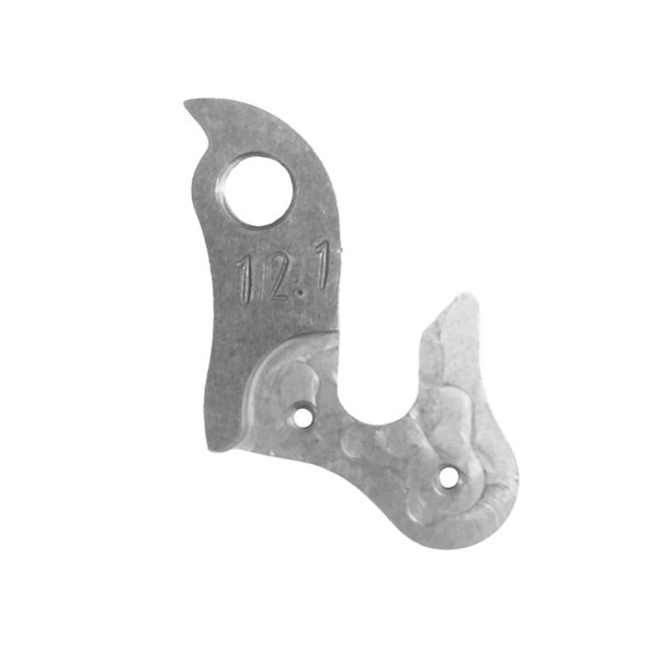 META CNC DERAILLEUR HANGER - Model 12.1, Material 6061 T651 Aviation Aluminium, CNC Machined, Silver, analogue (PILO D627)