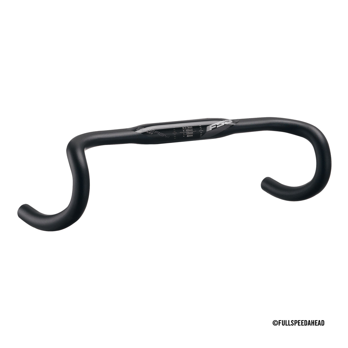 Handlebar - Energy Compact Road - 2-Tone Black - 31.8 x 400mm