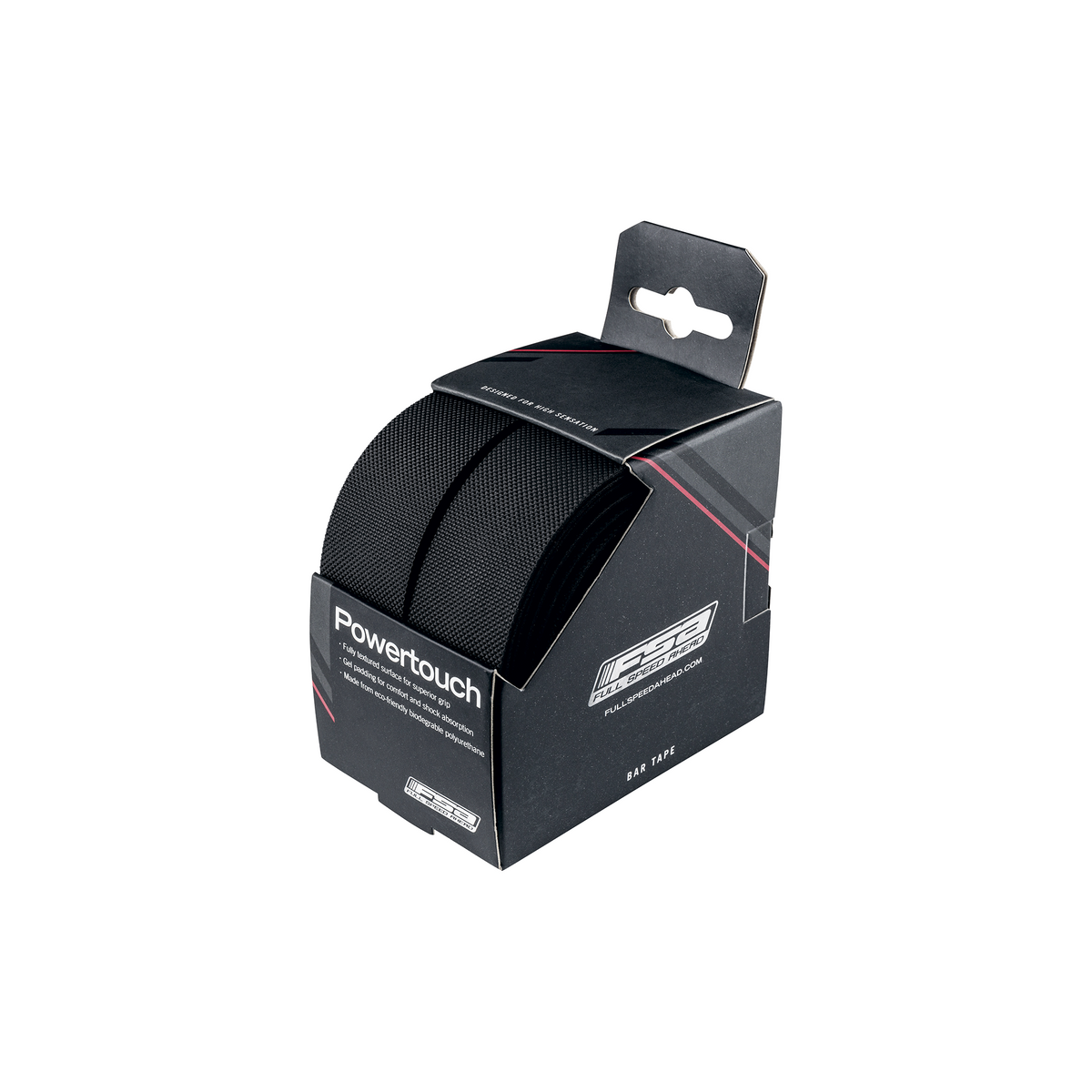 Handlebar Cushion Tape - FSA New Powertouch Bar Tape Black 200x3cm,HB301