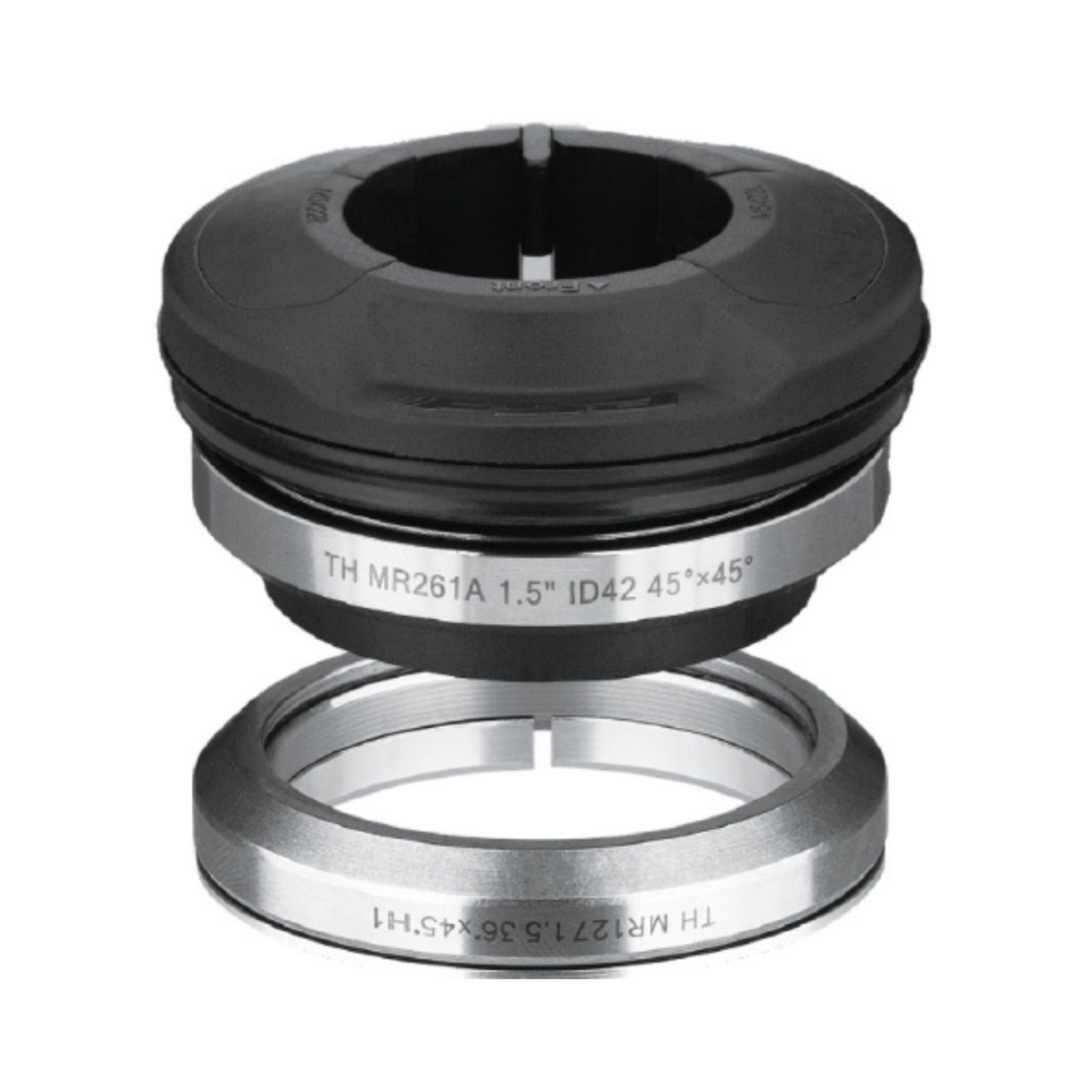 CR II System Headset NO.80/56/CR II Dual 1-1/8" 1.5" (51.8mm OD) Black H2014 w/FSA logo w/Split Crown (Inc's Tension adjuster)