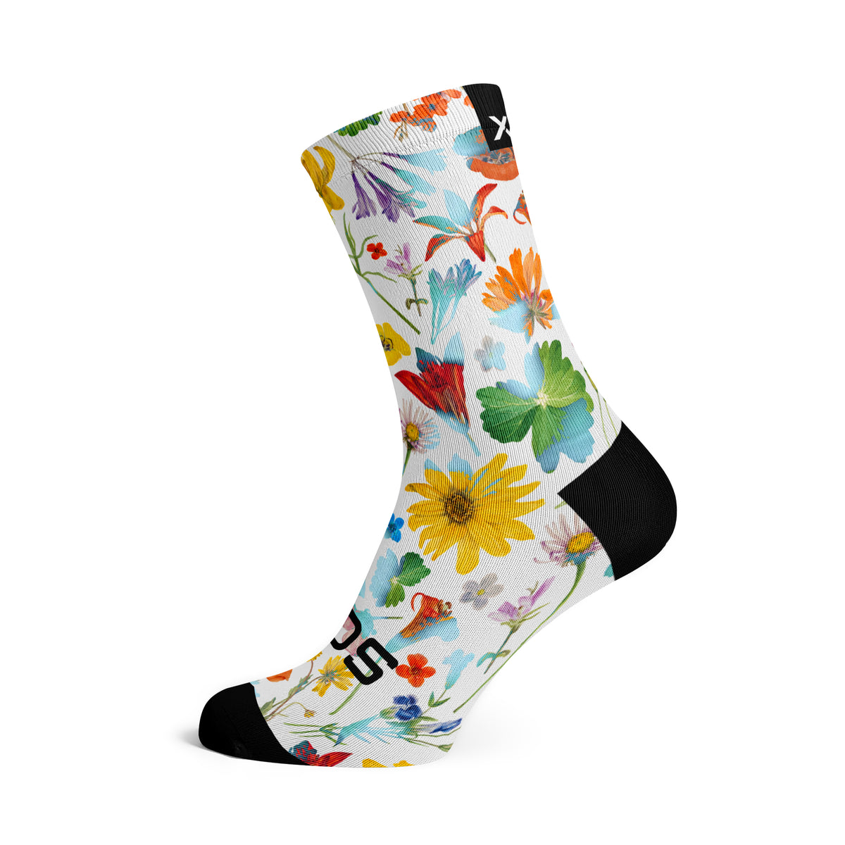 Meadow - Size M (US 5-9) - SOX Footwear Performance Socks - 1 Pair