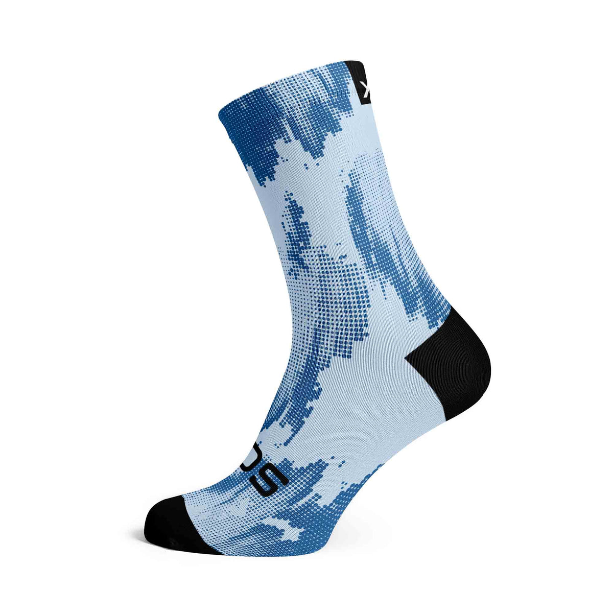 Blue Gravel - Size L (US 9-13) - SOX Footwear Performance Socks - 1 Pair
