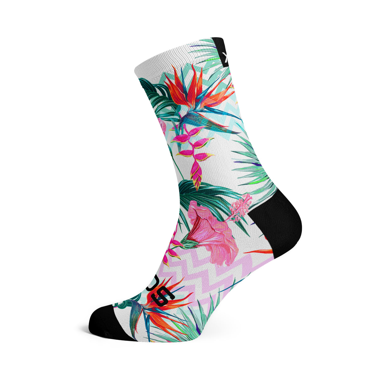 Pastel Paradise - Size M (US 5-9) - SOX Footwear Performance Socks - 1 Pair